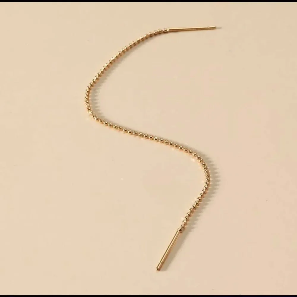 1 Piece Beaded Thread Earring